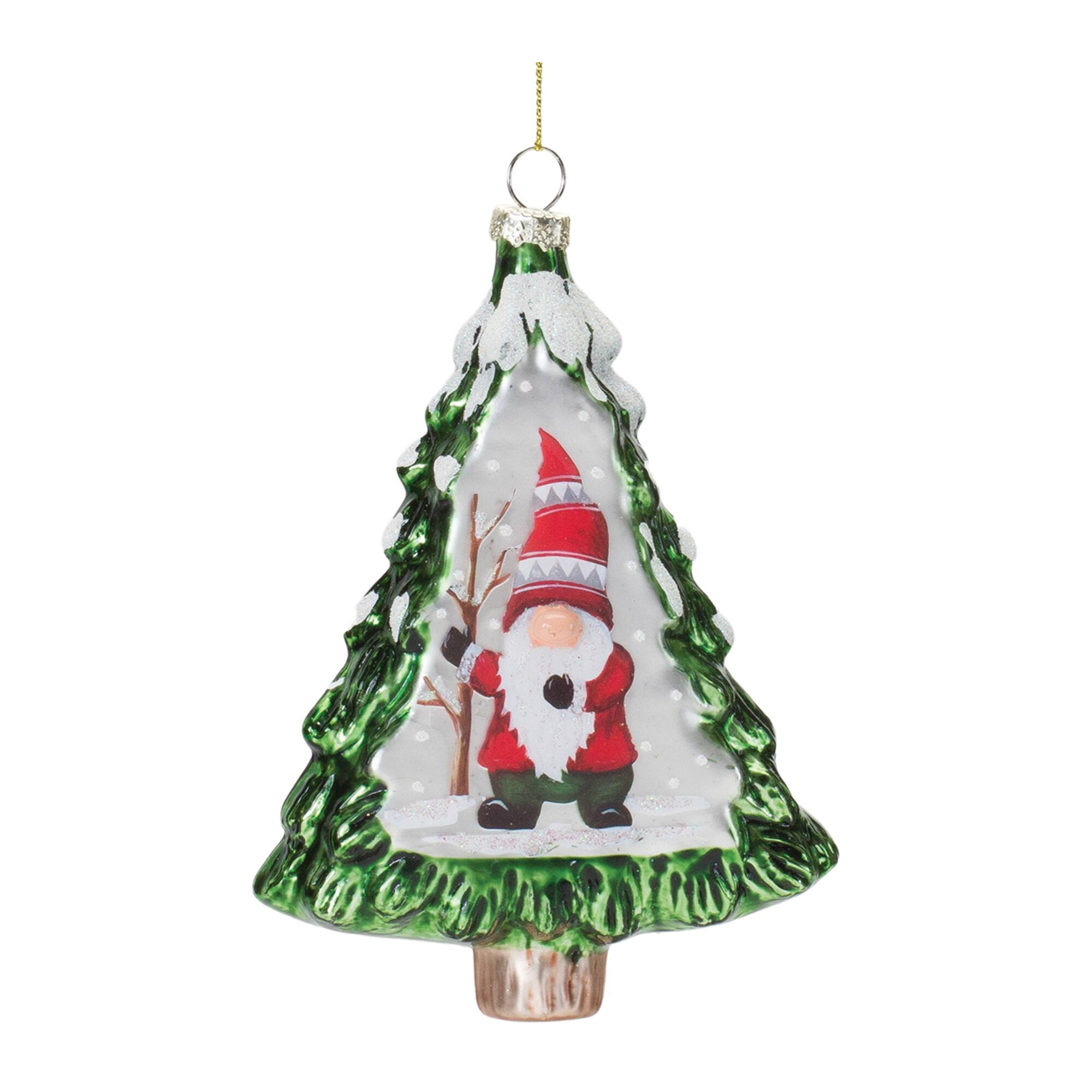12ct. 6" Gnome Pine Tree Ornaments
